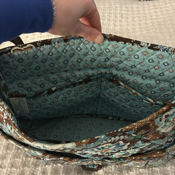 Women’s Vera Bradley Messenger Bag - Java Chip - Picture 6 of 14